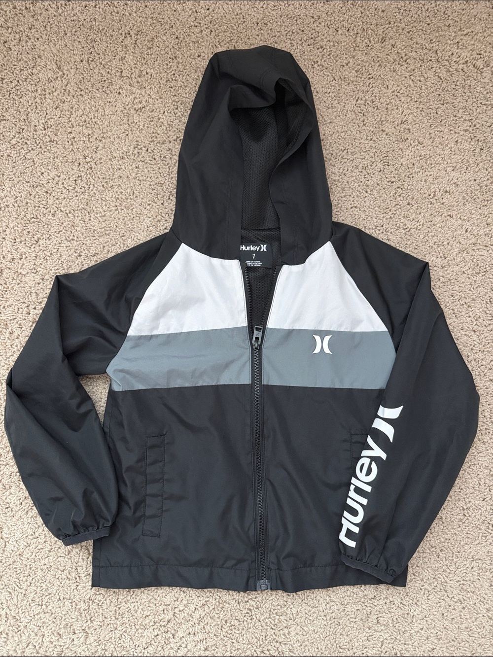 Hurley Kids Colorblock Hooded Jacket